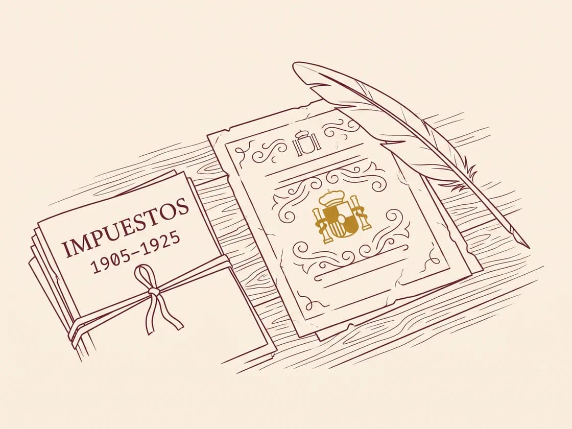 Documentos fiscales históricos del sistema tributario español